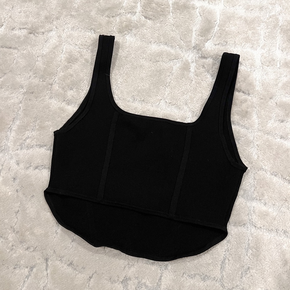 Aritzia Babaton Sculptknit Bustier Tank - Picture 2 of 3